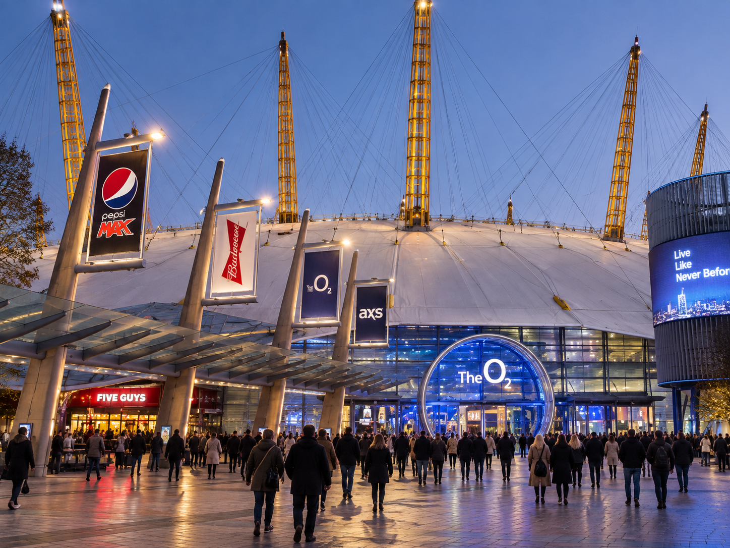 The O2 VIP hospitality